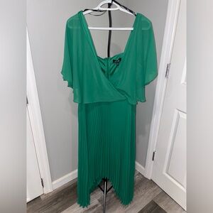 Kensie Vibrant Green High Low Dress